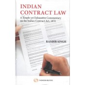 Thomson Reuter's Indian Contract Act by Ranbir Singh